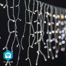Nedis SmartLife Dekoratív LED | Jégcsap | Wi-Fi | Meleg és lehűlni fehér | 400 LED&#039;s | 8.00 m | Android™ / IOS karácsonyi dekoráció