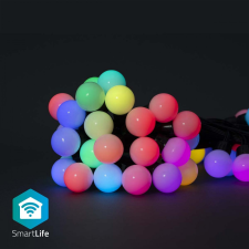 Nedis SmartLife Dekoratív LED | Pártlámpák | Wi-Fi | RGB | 48 LED&#039;s | 10.8 m | Android™ / IOS | Izzó átmérő: 30 mm karácsonyi dekoráció
