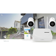 Nedis SmartLife vezeték nélküli kamerarendszer | 2x Camera | Full HD 1080p | IP65 | Éjjellátó | Fehér megfigyelő kamera