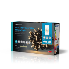 Nedis SmartLife WiFi LED fényfüzér meleg fehér 5m (WIFILX01W50) karácsonyfa izzósor