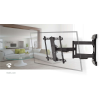 Nedis tv tartó konzol, lcd tv fali tartó szabadon mozgatható fali TV-tartókonzol 37-80" max 50 kg 3 forgáspont (TVWM6551BK)