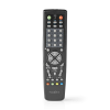 Nedis TVRC2200BK univerzális távirányító – 10 eszközhöz, előre programozott, infravörös, fekete