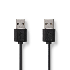 Nedis USB 2.0 kábel 2m fekete (CCGT60000BK20) (CCGT60000BK20) - Adatkábel kábel és adapter