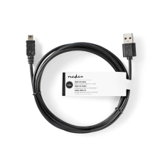 Nedis USB kábel | USB 2.0 | USB-A Dugasz | USB Mini-B 5 Érintkezős Dugasz | 7.5 W | 480 Mbps | Nikkelez... kábel és adapter