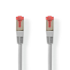 Nedis UTP patch kábel, CAT6, S/FTP, kerek, 1.0 m