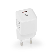 Nedis WCMPD20W100WT hálózati töltő USB-C csatlakozóval 20W fehér (WCMPD20W100WT) mobiltelefon kellék