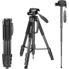 Neewer Alumínium Fényképezőgép Állvány / Tripod / Monopod (Fekete)