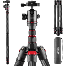 Neewer N55CR Carbon Fiber Kamera Utazó-állvány / Szénszálas Tripod (205cm) fotó állvány