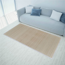 Négyszögletes natúr bambusz szőnyeg 80 x 200 cm lakástextília