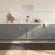  négyszögletű sötétbarna bambusz szőnyeg 80 x 500 cm lakástextília