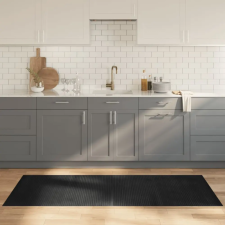  négyszögletű szürke bambusz szőnyeg 80 x 200 cm lakástextília
