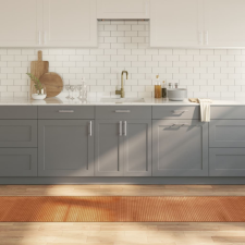  négyszögletű természetes bambusz szőnyeg 60 x 400 cm lakástextília