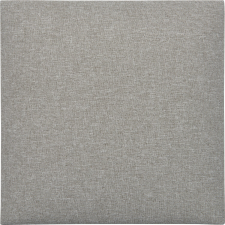 Négyzet alakú fali párna 30 cm x 30 cm világosszürke szövet lakástextília
