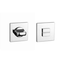 Négyzetrozetta APRILE Q SUPER SLIM 5MM LC - Fényes króm WC 4X4 zár és alkatrészei