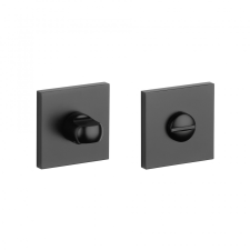 Négyzetrozetta STILE Q SLIM 7MM BLACK - Fekete WC 4x4 zár és alkatrészei