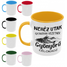 Nehéz utak, gyönyörű célok - Színes Bögre bögrék, csészék