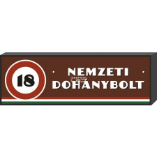Nemzeti Dohánybolt világító tábla 150 cm x 50 cm led rendszer tartozék