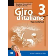 Nemzeti Tankönyvkiadó Giro d&#039;italiano 3. Olasz munkafüzet - Bernátné Vámosi Judit; Dr. Nyitrai Tamás antikvárium - használt könyv