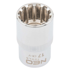 Neo 1/2" spline bit adapter, 17 mm dugókulcs