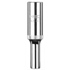Neo 1/4" 6pt dugókulcs, hosszú, 4,5 mm, SuperLock dugókulcs