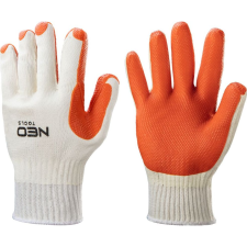 Neo 97-615 Munkakesztyű Latexbevonatú Kötött Pamut, 4132X, 10" (97-615) védőkesztyű