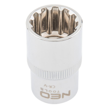 Neo Dugókulcs, SPLINE, 1/2", 10mm, dugókulcs