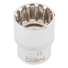 Neo Dugókulcs, SPLINE, 1/2&quot;, 22mm, dugókulcs