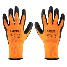 Neo Munkakesztyű, hőszigetelt, latex bevonatú poliészter, 2242X, 8"