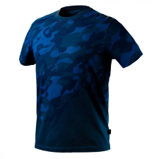 Neo Póló, tengerészkék terepmintás, Camo, Navy 100% pamut,XXL munkaruha
