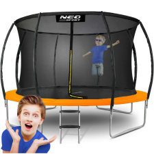  Neo-Sport kerti trambulin, profilozott, 12ft/374cm, belső hálóval trambulin szett