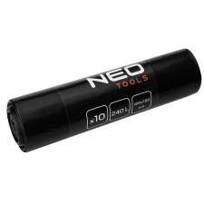 Neo Tools 15-988 Szemeteszsák, 240l, 120x150cm, 45mic, fekete, 10db/cs tisztító- és takarítószer, higiénia