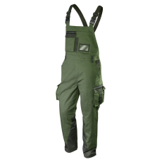 Neo Tools 81-242-XL Kantáros munkanadrág olíva, 60% pamut, 40% polyester, 255 g/m2,XL