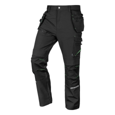 Neo Tools 81-296-3-XXL Munkásnadrág, mix&match, 4 irányú sztreccs, 230g/m2, külső csavarzsebekkel, cordura megerősítésekkel, fekete, xxl