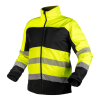 Neo Tools 81-702-M Láthatósági munkavédelmi kabát, softshell, NEOnsárga-fekete, m