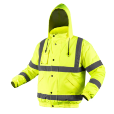 Neo Tools 81-712-XXXL Láthatósági munkavédelmi kabát, könnyű szigetelő béléssel, sárga, XXXL láthatósági ruházat