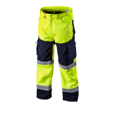 Neo Tools 81-750-S Láthatósági Softshell Munkásnadrág, citromsárga, S láthatósági ruházat