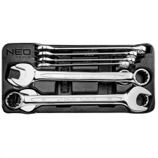 Neo Tools 84-235 Csillag-Villáskulcs Készlet 8Db, 20-32Mm, Műhelykocsitálcával villáskulcs