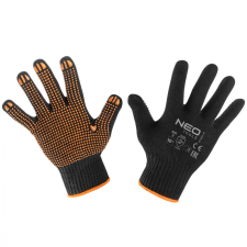 Neo Tools 97-620-10 Munkakesztyű, Latexbevonatú Pamut Polyesterrel,2143X, Méret: 10 védőkesztyű
