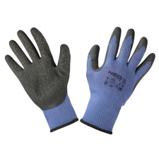 Neo Tools 97-640-8 Munkakesztyű, Latexbevonatú Pamut Polyesterrel,2143X, Méret: 8 védőkesztyű