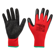 Neo Tools 97-645-8 Munkakesztyű, latexbevonatú poliészter, 3121X, 8