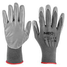 Neo Tools 97-646-7 Munkakesztyű, PU bevonatú poliészter, 4131X, 7-es méret