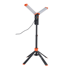 Neo Tools Állványos reflektor, 2x4300 lum LED fényforrás, 360fokban elforgatható kültéri világítás