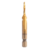 Neo Tools Gépi menetfúró, 2az1ben előfúró éllel, HSS-Titán, M3X0,5mm, hatszög szárral