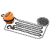 Neo Tools Láncos emelő 1t, 3m (11-760)