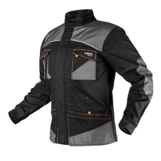 Neo Tools Munkadzseki, HD, karcsúsított(slim fit), 60% pamut, 37% polyester, 3% elastane, 285 g/m2, XL (81-218-XL)