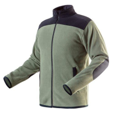 Neo Tools Munkadzseki, polár, olíva, CAMO, 100% poliészter, 300g/m2, L (81-505-L)