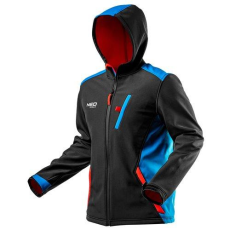 Neo Tools Munkadzseki, Softshell, Víz- és szélálló, HD+, vízállóság:5000mm, Lélegző:3000g/m2/24h, S (81-558-S)