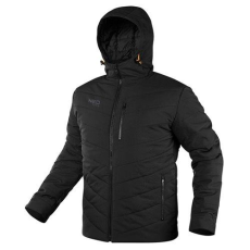 Neo Tools Munkakabát, téli kivitel, Fekete, XXL (81-574-XXL)