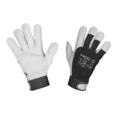 Neo Tools MUNKAKESZTYŰ, 2122X, KECSKE BŐR, TÉPŐZÁRAS 11", CE