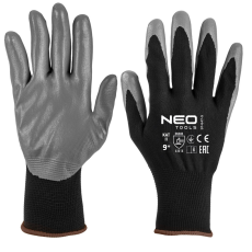 Neo Tools Munkakesztyű, nitril bevonatú poliészter, 4131X, 9, Rendelési egység: 12db